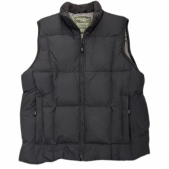 EDDIE BAUER Premium Goose Down Puffer Vest Men Size Medium - Picture 2 of 6